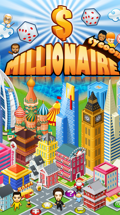 百万富翁 Millionaire Tycoon™ 免费- 新的 Rich 房地产交易策略棋盘游戏游戏截图