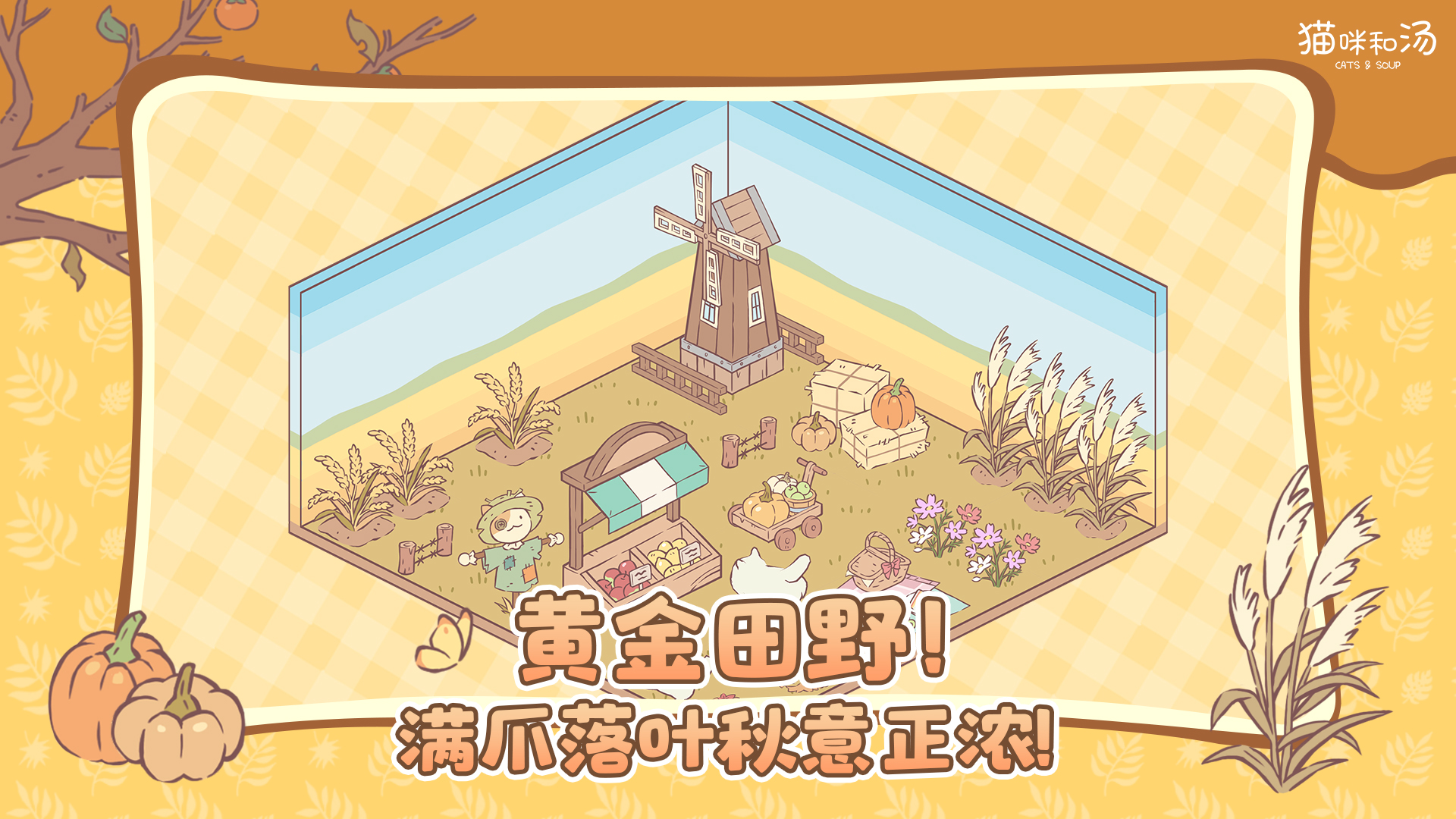 黄金田野！满爪落叶秋意正浓！