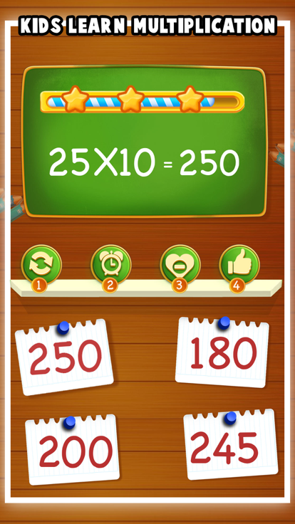 EduLand Maths Trainer - Multiplication For Kids游戏截图