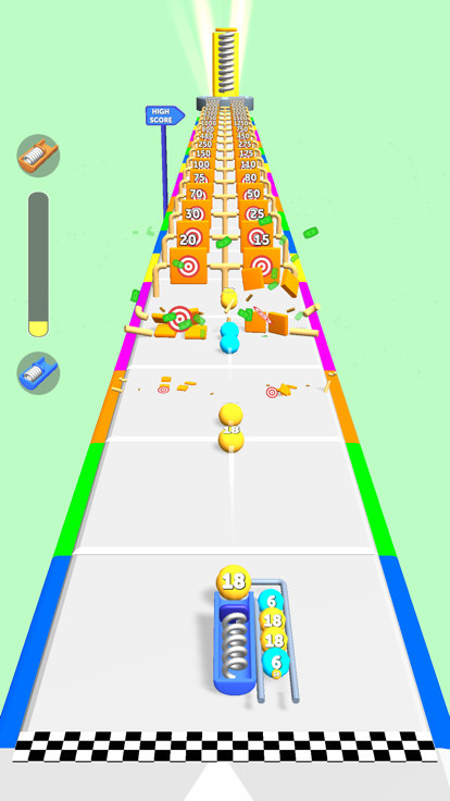 Bouncing Balls Run游戏截图