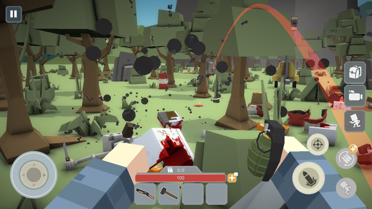 刺激火线吃鸡-3D像素射击游戏截图