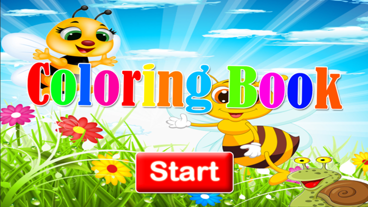 Animals Coloring Books - dog cat princess and flower drawing painting games for kids游戏截图