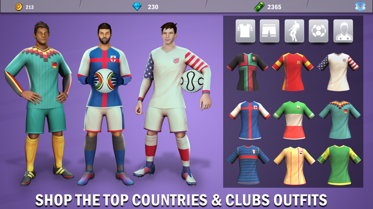 真正的足球 - 足球游戏游戏截图