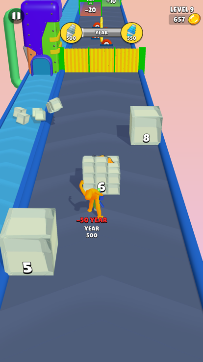 Cube Crusher Runner 3D游戏截图