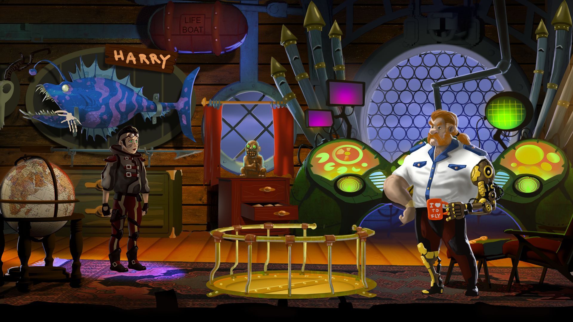 Screenshot of Adventure Reborn: story game point and click