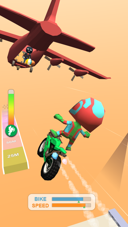 Bike Vs Hijacked Airplane游戏截图