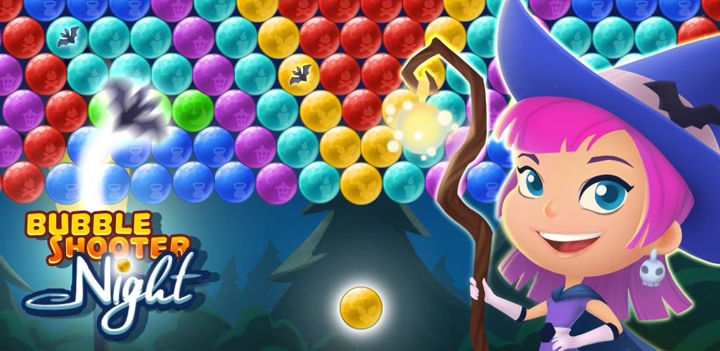 Bubble Shooter Night游戏截图