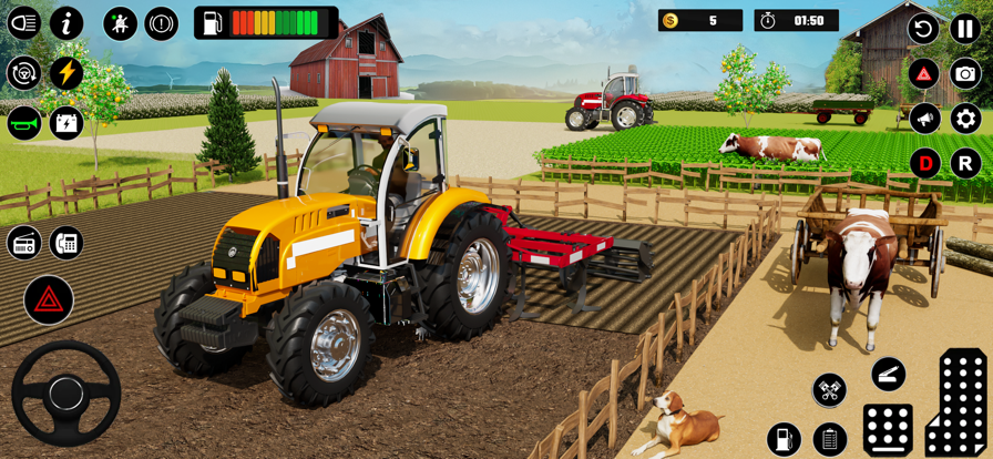 Farm Tractor Games Simulator游戏截图