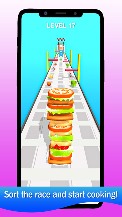 Sandwich Stack Rush 3D游戏截图