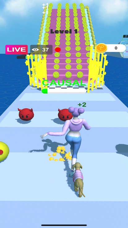 Streamer Runner Rush 3D游戏截图