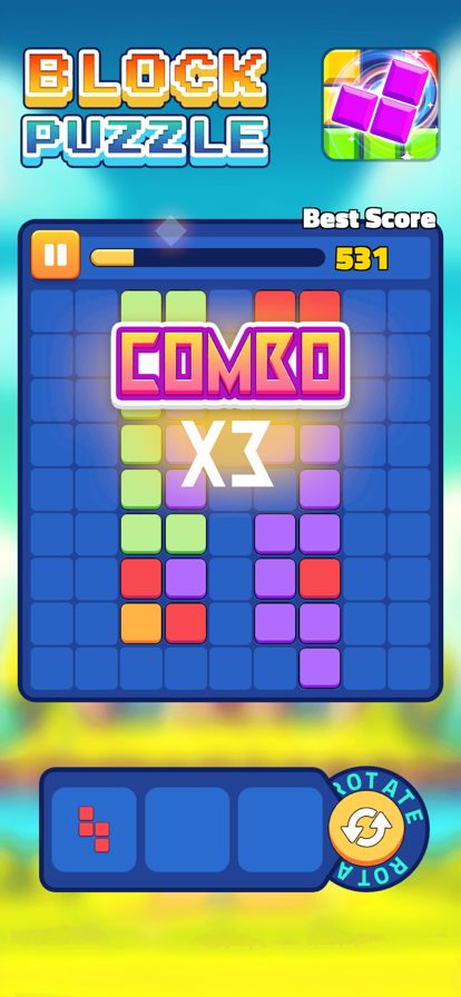 Block Puzzle: Free Rotate游戏截图
