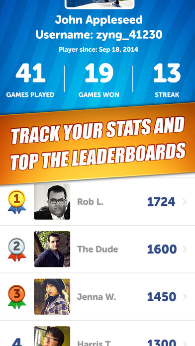 Word Streak With Friends: Paid游戏截图