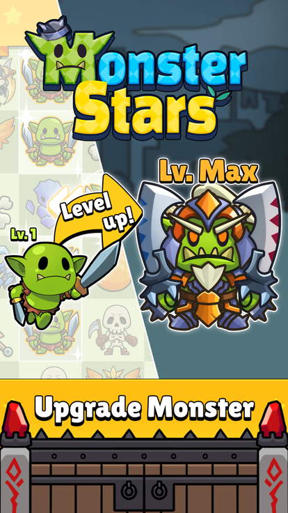 Monster Stars - Merge defense游戏截图