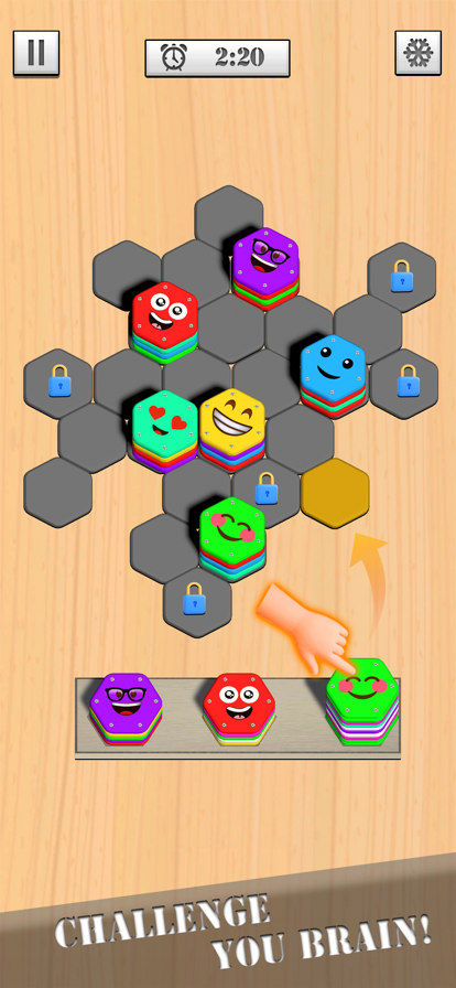 Hexa Sort Puzzle Merge Games游戏截图