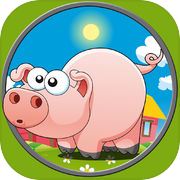 孩子们喜欢的农场动物 - 免费游戏