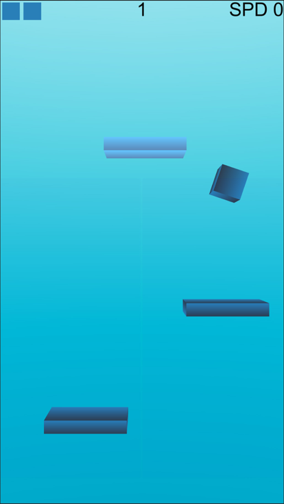 立方体下落游戏截图