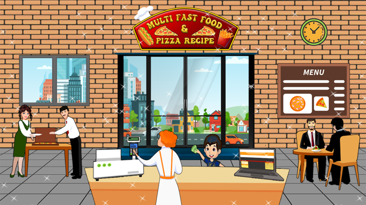 多种快餐食谱游戏截图