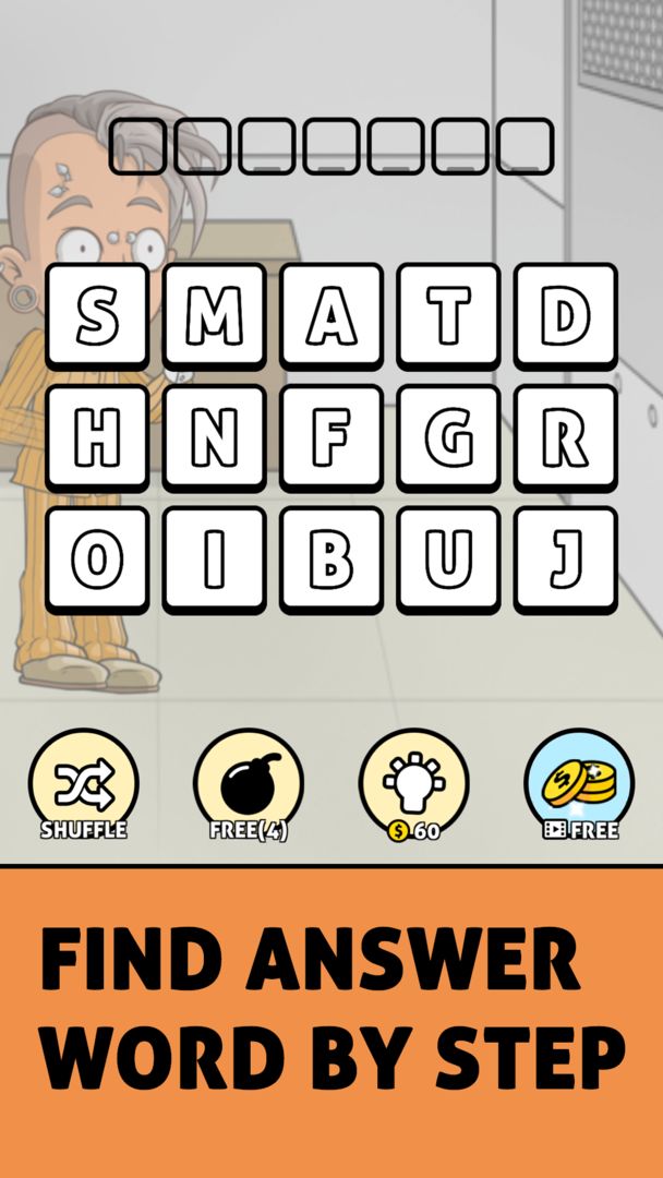 Screenshot of Great Breakout - Funny Word Game