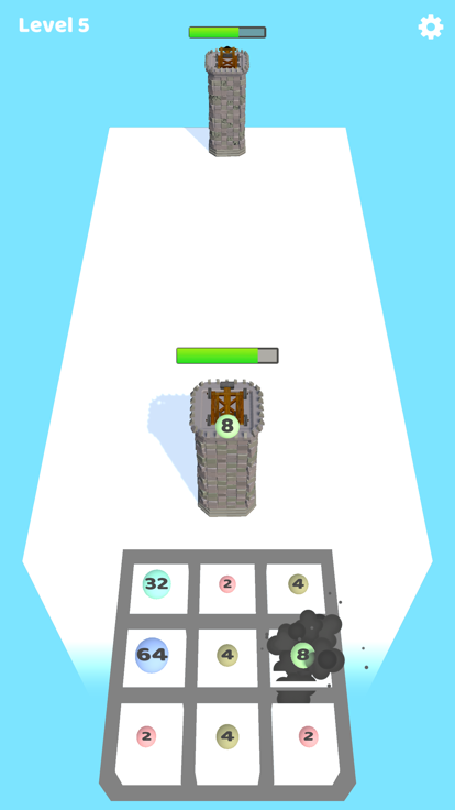 Merge Catapult游戏截图