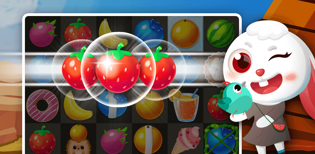 Fruit Go - 小兔的冒險旅程游戏截图