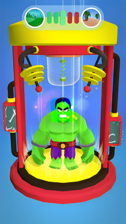 Idle Macho Superhero Clash War游戏截图