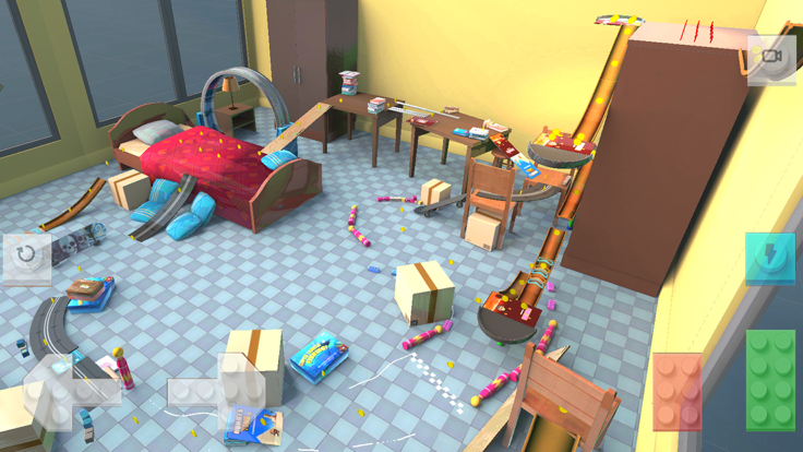 Brick Car Crash RC Racing游戏截图