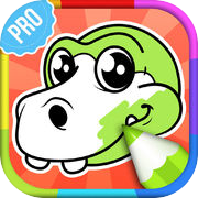 恐龙 著色本 PRO - 儿童填色画 色遊戲icon