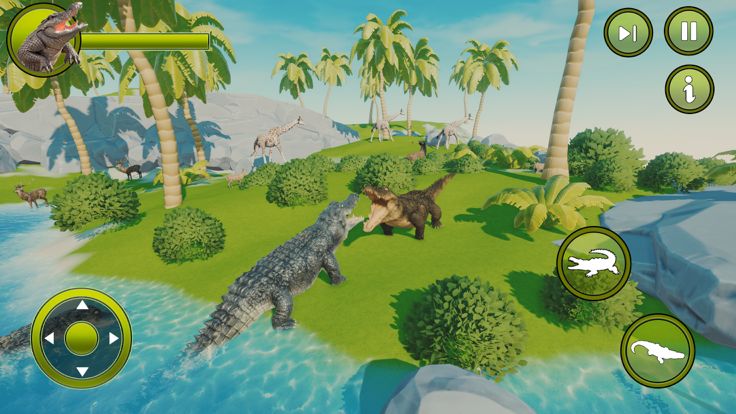 Wild Crocodile Animal Attack游戏截图
