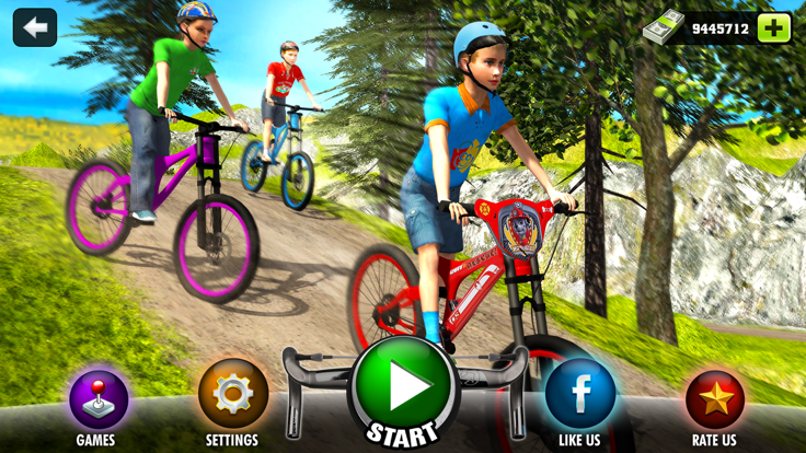 Uphill Bicycle Rider Kids - Offroad Mountain Climb游戏截图