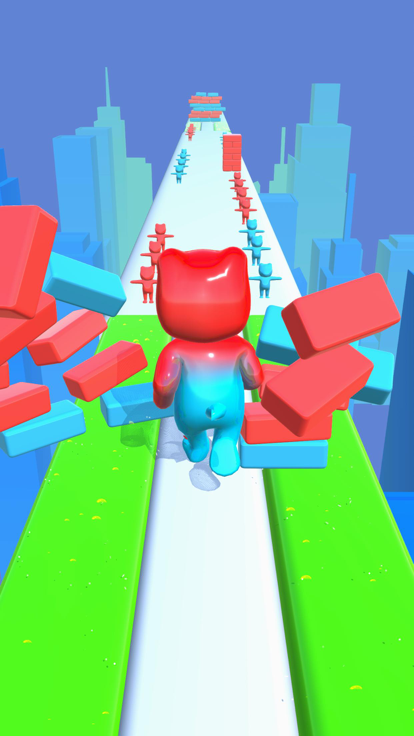 Gummy Merge Runner游戏截图