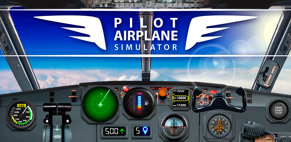 试验飞机的3D模拟器游戏截图