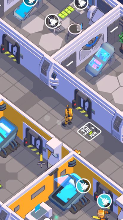 Space hotel: scifi idle tycoon游戏截图