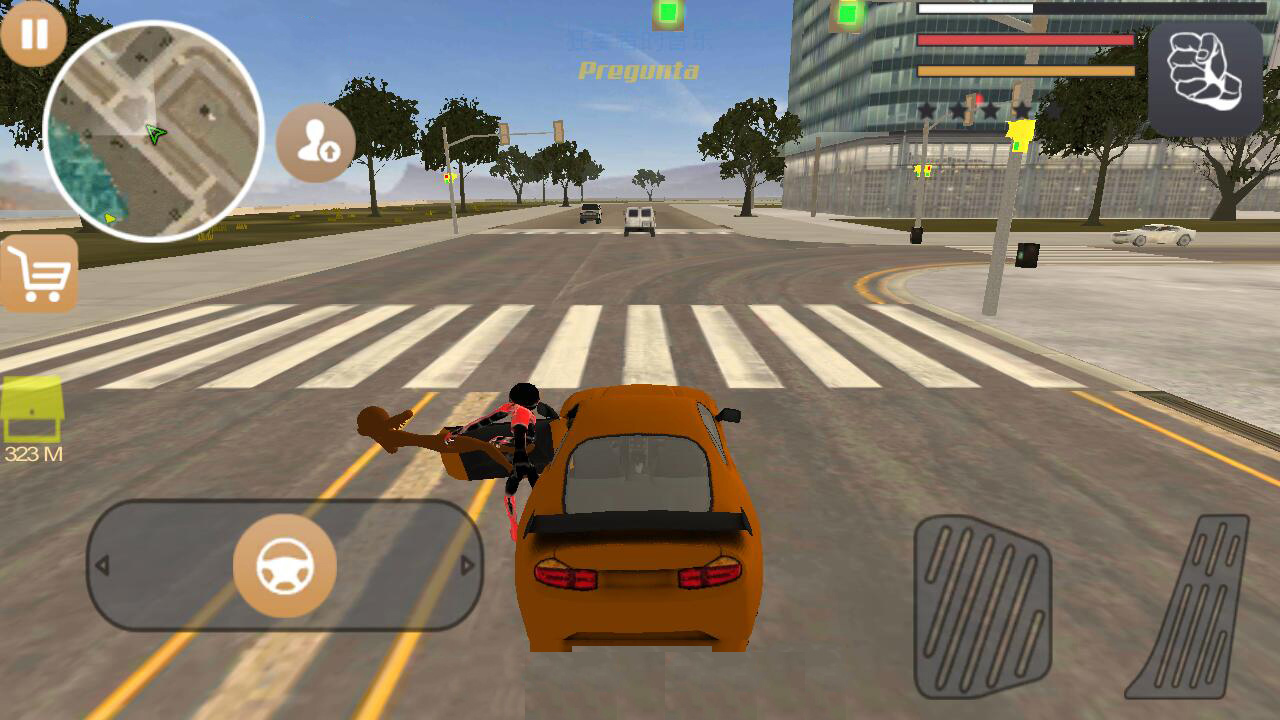 火柴人倒钩英雄游戏截图