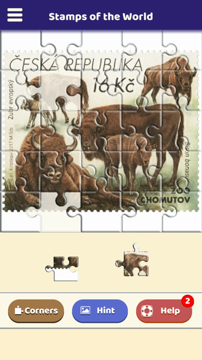 Stamps of the World Puzzle游戏截图
