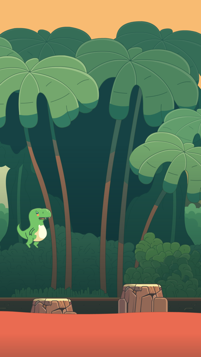 Dino T-Rex Endless Runner Game游戏截图