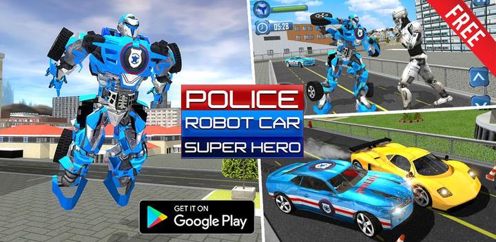 Police Car Robot Superhero游戏截图