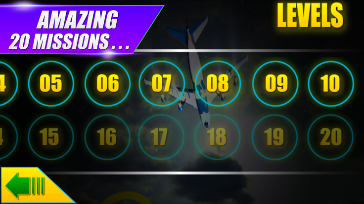 3D喷气式飞机模拟飞行游戏截图