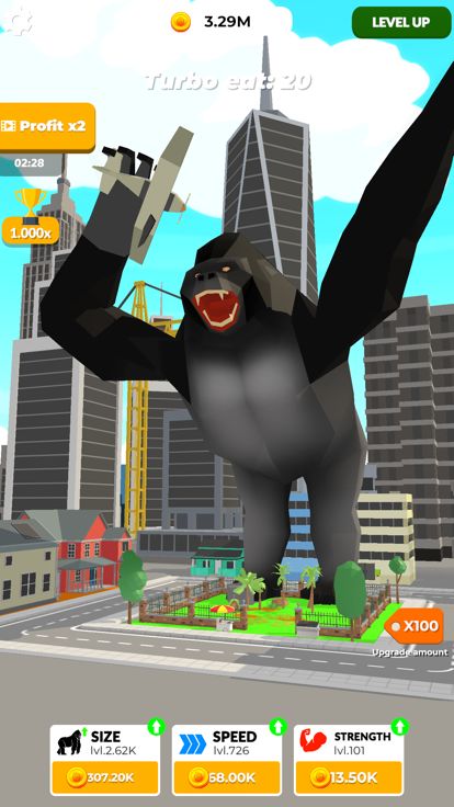 Idle Gorilla: Evolution Empire游戏截图