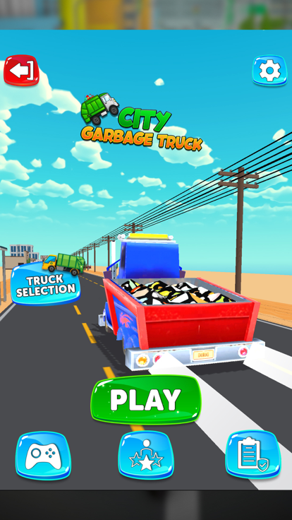 Garbage Truck Driving Game游戏截图
