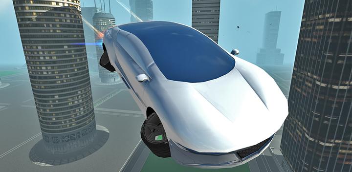 Futuristic Flying Car Driving游戏截图