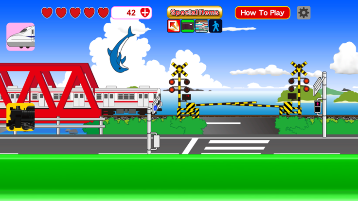 Railroad Crossing Train游戏截图