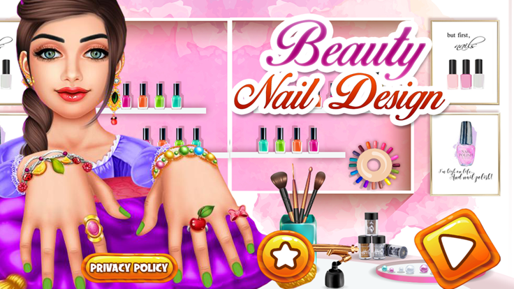 Nail Salon Girl Fashion Game游戏截图