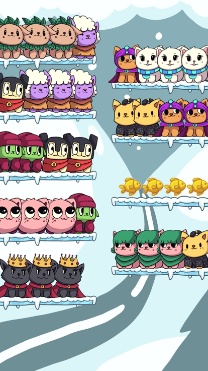 Cat Sort Puzzle游戏截图