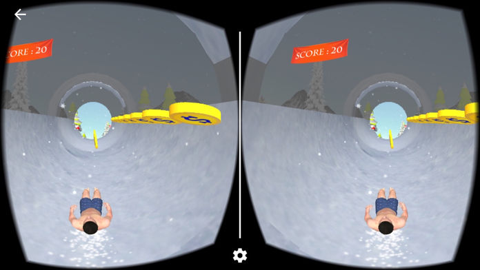 VR Speed Slide Snow 2017 : For VR Card Board游戏截图
