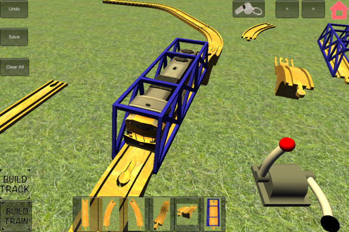 Kids Train Construction Set游戏截图