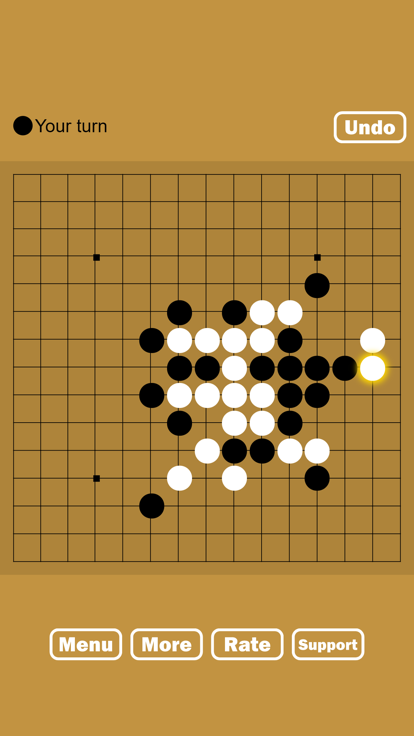 单机版五子棋游戏截图
