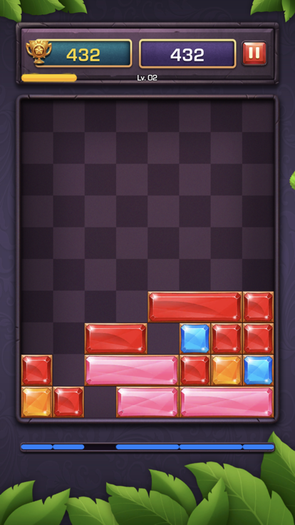 Drop Block Puzzle - Jewel Fun!游戏截图