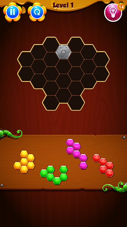 HEXAGON PUZZLE - Simple Puzzle Game游戏截图
