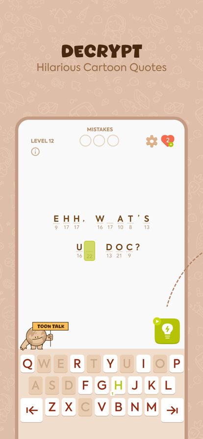 Cryptogram: Number & Word Game游戏截图
