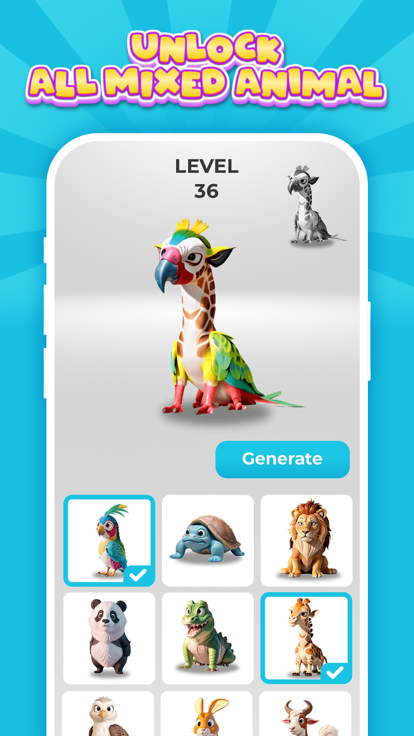 Animix : AI Mix Animal游戏截图